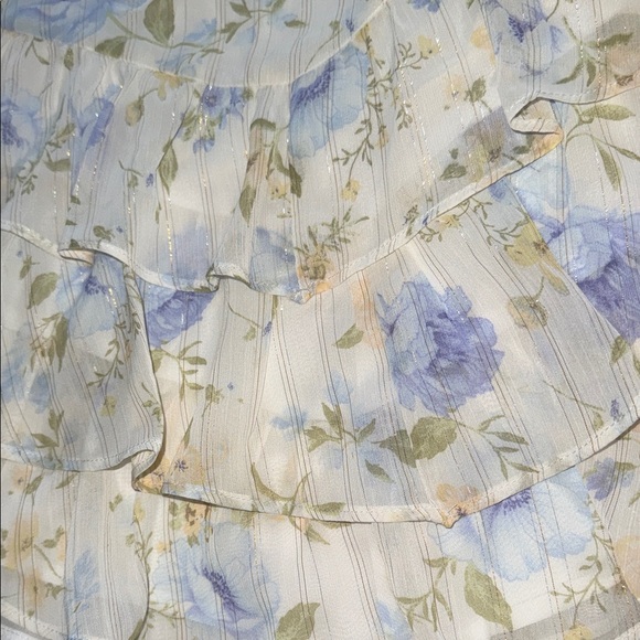 NEW Floral Ruffle Mini Dress - Picture 3 of 5